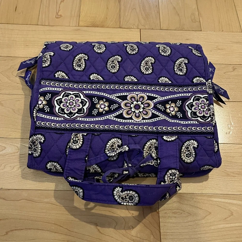Vera Bradley purple paisley